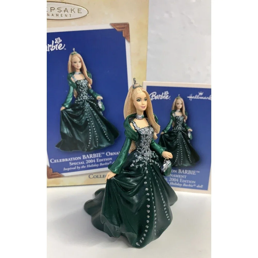 Hallmark 2004 Celebration Barbie Ornament Keepsake NEW series holiday